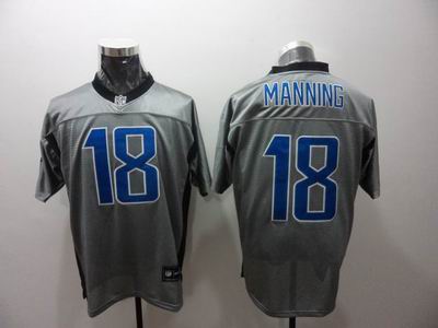 Indianapolis Colts jerseys #18 Peyton Manning Gray shadow jerseys