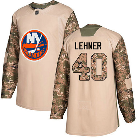 Islanders #40 Robin Lehner Camo Authentic 2017 Veterans Day Stitched Hockey Jersey