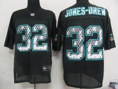 Jacksonville Jaguars #32 Maurice Jones-Drew BLACK SIDELINE UNITED Jerseys