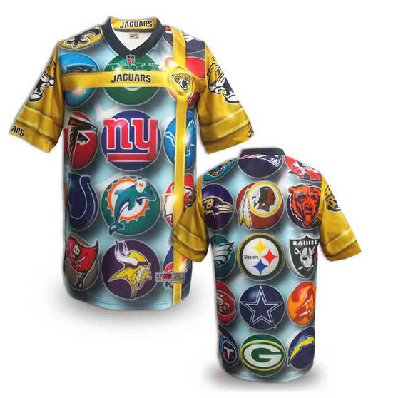 Jacksonville Jaguars Blank fashion NFL jerseys