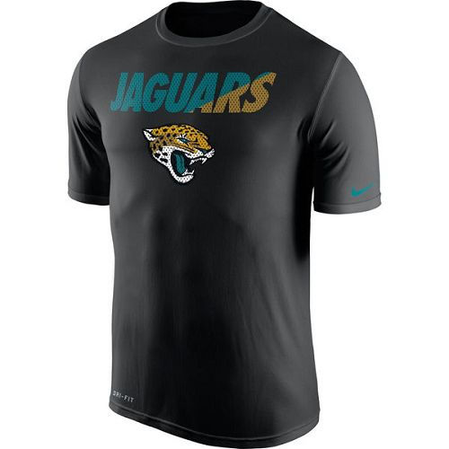 Jacksonville Jaguars Nike Black Legend Staff Practice Performance T-Shirt