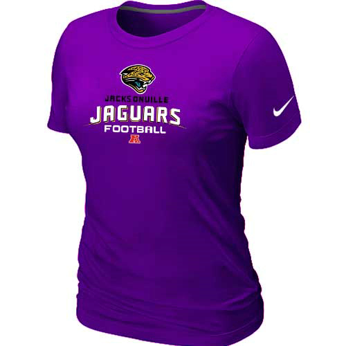 Jacksonville Jaguars Purple Women's Critical Victory T-Shirt