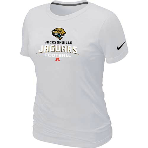 Jacksonville Jaguars White Women's Critical Victory T-Shirt