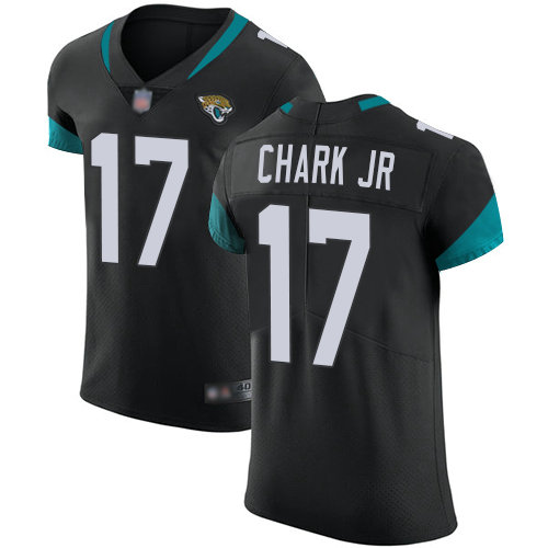 Jaguars #17 DJ Chark Jr Black Team Color Men's Stitched Football Vapor Untouchable Elite Jersey