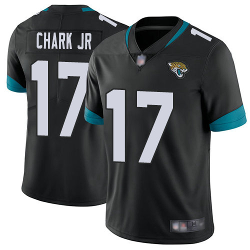 Jaguars #17 DJ Chark Jr Black Team Color Youth Stitched Football Vapor Untouchable Limited Jersey