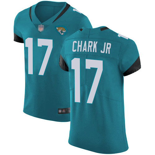 Jaguars #17 DJ Chark Jr Teal Green Alternate Men's Stitched Football Vapor Untouchable Elite Jersey