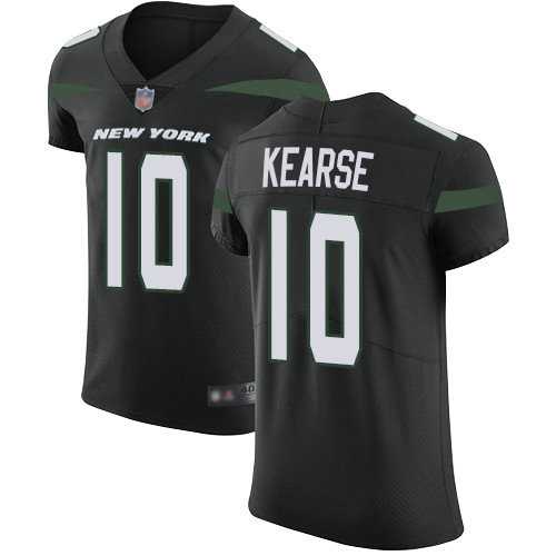 Jets #10 Jermaine Kearse Black Alternate Men's Stitched Football Vapor Untouchable Elite Jersey