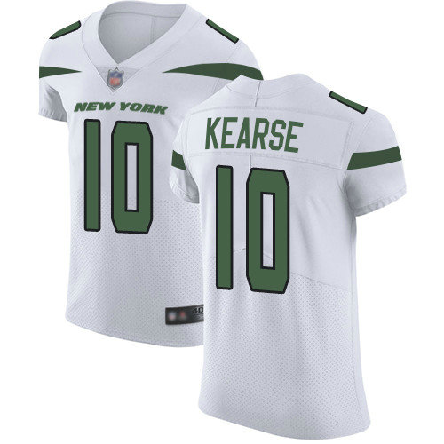Jets #10 Jermaine Kearse White Men's Stitched Football Vapor Untouchable Elite Jersey