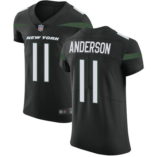 Jets #11 Robby Anderson Black Alternate Men's Stitched Football Vapor Untouchable Elite JerseyV