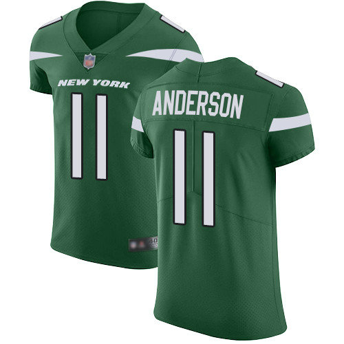 Jets #11 Robby Anderson Green Team Color Men's Stitched Football Vapor Untouchable Elite Jersey