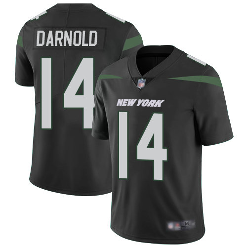 Jets #14 Sam Darnold Black Alternate Youth Stitched Football Vapor Untouchable Limited Jersey