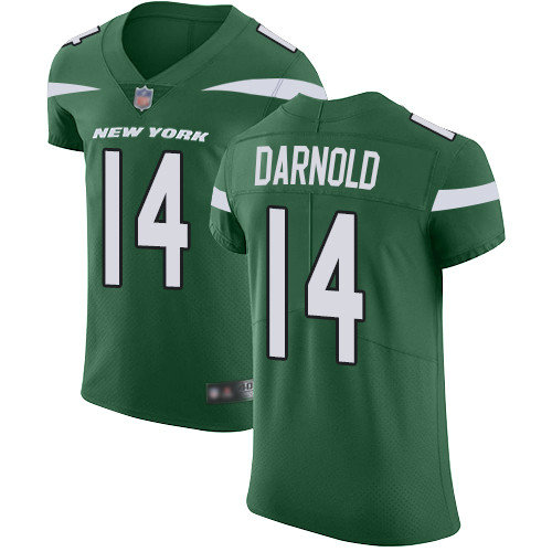 Jets #14 Sam Darnold Green Team Color Men's Stitched Football Vapor Untouchable Elite Jersey