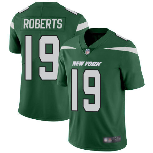 Jets #19 Andre Roberts Green Team Color Youth Stitched Football Vapor Untouchable Limited Jersey