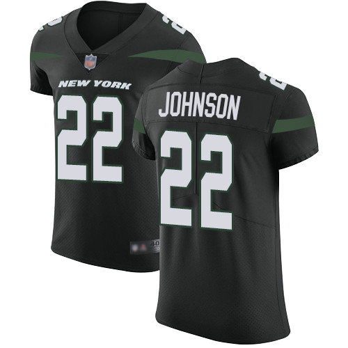Jets #22 Trumaine Johnson Black Alternate Men's Stitched Football Vapor Untouchable Elite Jersey