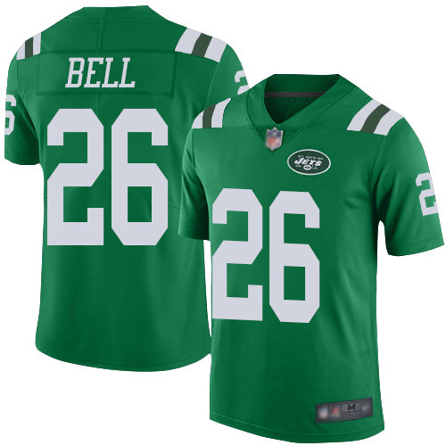 Jets #26 Le'Veon Bell Green Youth Stitched Football Limited Rush Jersey