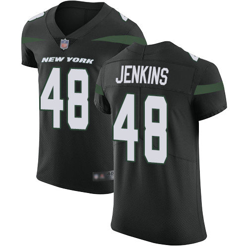 Jets #48 Jordan Jenkins Black Alternate Men's Stitched Football Vapor Untouchable Elite Jersey