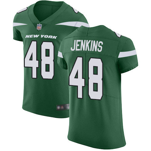 Jets #48 Jordan Jenkins Green Team Color Men's Stitched Football Vapor Untouchable Elite Jersey
