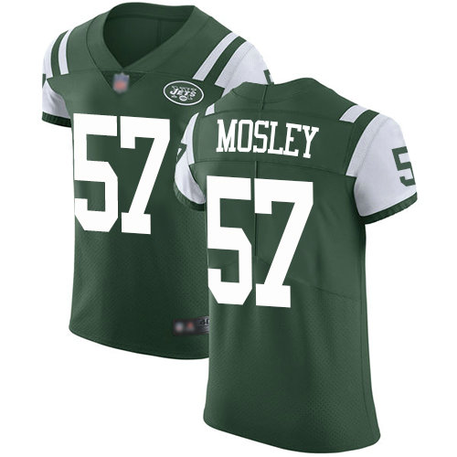 Jets #57 C.J. Mosley Green Team Color Men's Stitched Football Vapor Untouchable Elite Jersey