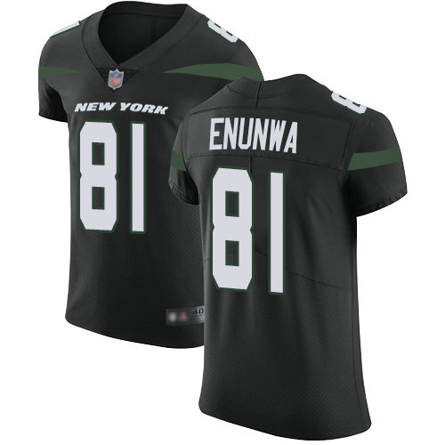 Jets #81 Quincy Enunwa Black Alternate Men's Stitched Football Vapor Untouchable Elite Jersey