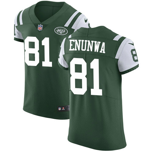 Jets #81 Quincy Enunwa Green Team Color Men's Stitched Football Vapor Untouchable Elite Jersey