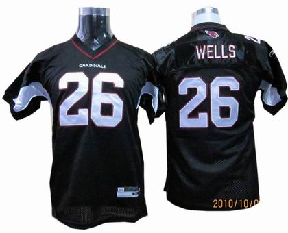 KIDS Arizona Cardinals jerseys #26 Chris Wells Alternate jersey black