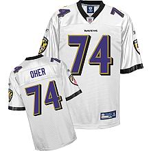 KIDS Baltimore Ravens Jersey #74 Michael Oher white color