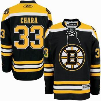 KIDS Boston Bruins 33 Chara Black Hockey Jersey