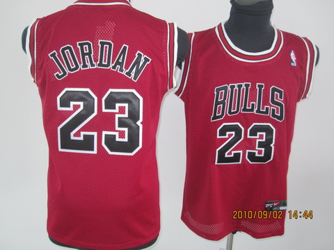 KIDS Chicago Bulls 23# Jordan red jersey