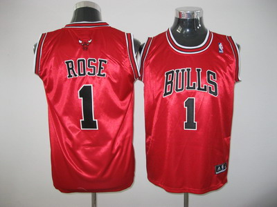 KIDS Chicago Bulls Swingman 1# Derek Rose jerseys RED