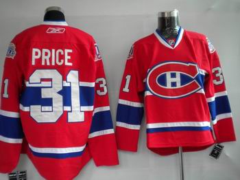 KIDS Montreal Canadiens #31 Carey Price Red Jersey