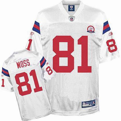 KIDS New England Patriots AFL 50th Anniversary #81 Randy Moss Color Jersey white