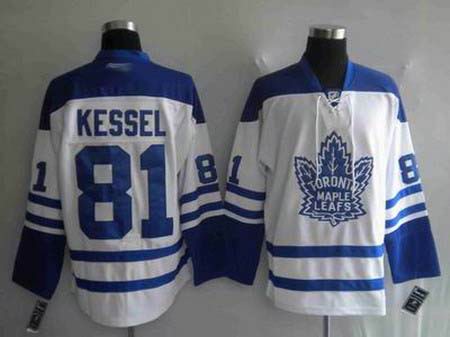KIDS Toronto Maple Leafs jerseys #81 KESSEL WHITE