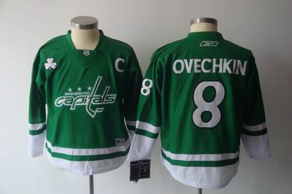 KIDS Washington Capitals #8 Alex Ovechkin green  Jerseys