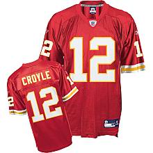 Kansas City Chiefs #12 Brodie Croyle Team Color red Jerseys
