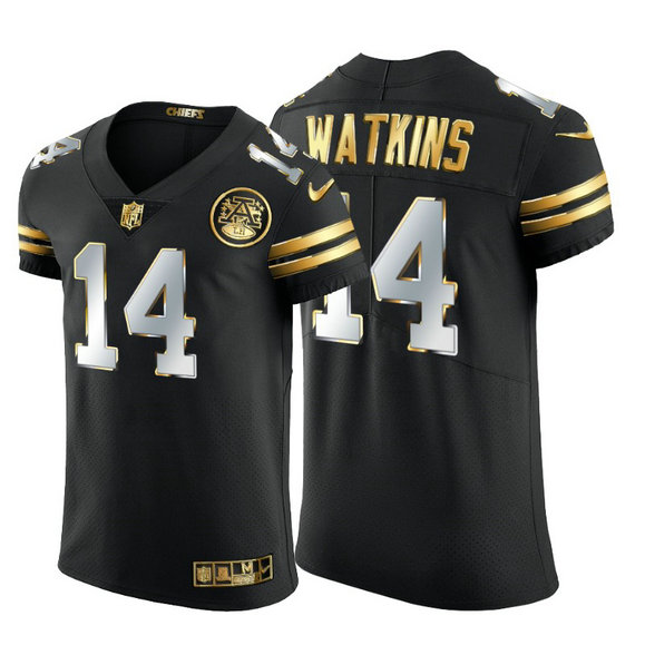 Kansas City Chiefs #14 Sammy Watkins Men's Nike Black Edition Vapor Untouchable Elite NFL Jersey