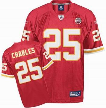 Kansas City Chiefs #25 Jamaal Charles Jerseys Team Color red