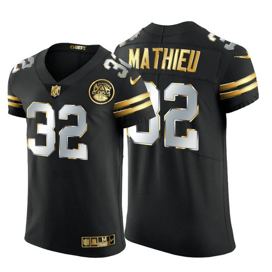 Kansas City Chiefs #32 Tyrann Mathieu Men's Nike Black Edition Vapor Untouchable Elite NFL Jersey