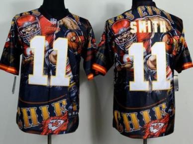 Kansas City Chiefs 11 Alex Smith Stitched Fanatical Version NFL Jerseys