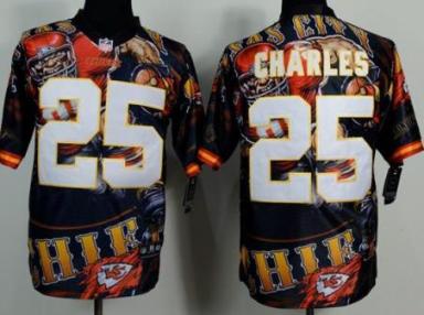 Kansas City Chiefs 25 Jamaal Charles Stitched Fanatical Version NFL Jerseys