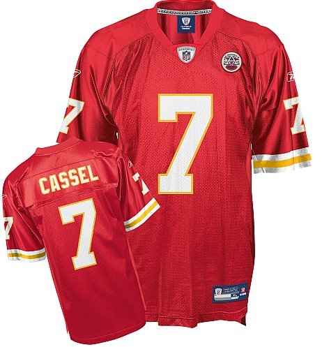 Kansas City Chiefs 7# Matt Cassel Team Color Jersey