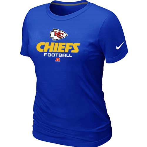 Kansas City Chiefs Blue Women's Critical Victory T-Shirt