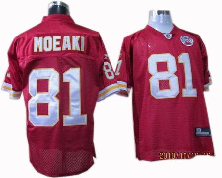 Kansas City Chiefs Jersey 81# Moeaki Jerseys red