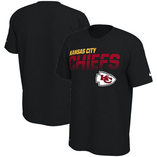 Kansas City Chiefs Nike Sideline Line Of Scrimmage Legend Performance T-Shirt Black