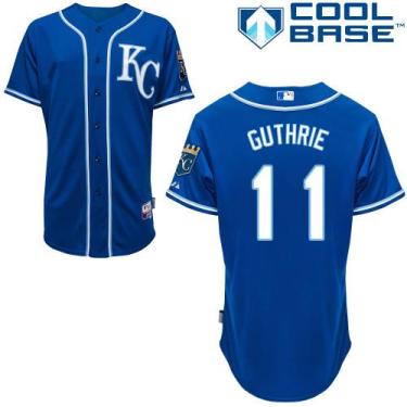 Kansas City Royals 11 Jeremy Guthrie Light Blue Cool Base Stitched Baseball Jersey