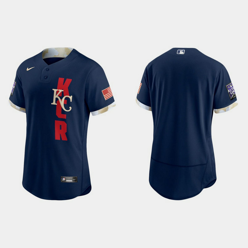 Kansas City Royals 2021 Mlb All Star Game Authentic Navy Jersey