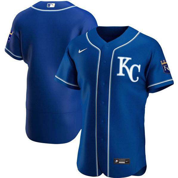 Kansas City Royals Men's Nike Royal Alternate 2020 Authentic Official Team MLB Jersey