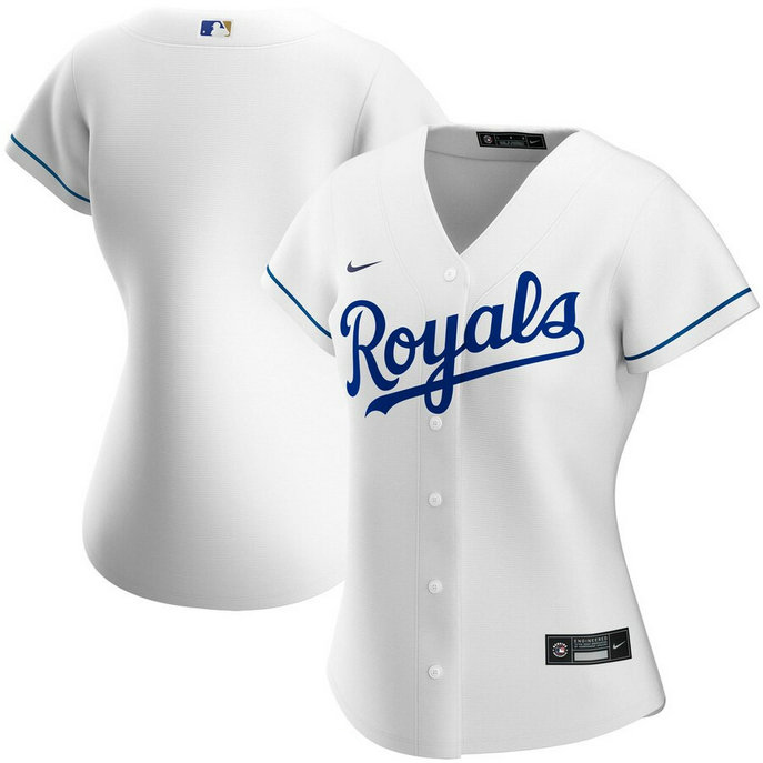 Kansas City Royals Nike Women's Home 2020 MLB Team Jersey White
