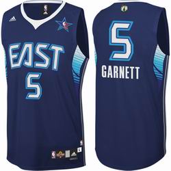 Kevin Garnett #5 2009 Eastern Conference All Star Jersey Navy blue