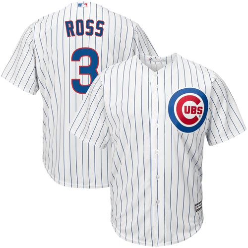 Kid Chicago Cubs 3 David Ross White Home MLB Jersey
