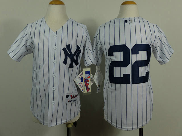 Kid New York Yankees 22 Jacoby Ellsbury MLB Jerseys